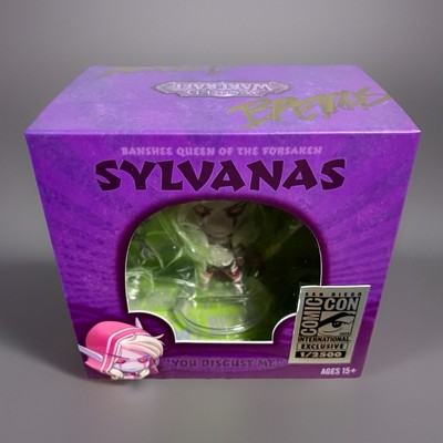World of Warcraft Mini Sylvanas - SIGNED Metzen SDCC 2013 Blizzard LIMITED 2500