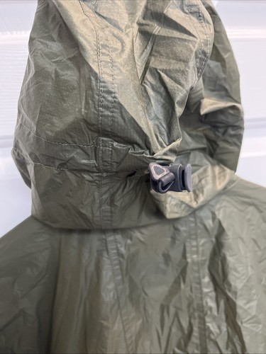 Nike ACG Nylon Parka Jacket Hoodie Olive - Black Sz L Large Hiking Packable NWOT - Picture 6 of 14