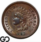 1880 Indian Head Cent Penny Nice Toner! Gem BU++