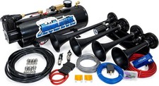 Hornblasters 4-chime 3-liter Air Horn Kit - 12 Volt - 110 Psi - Hk-4chi-m3