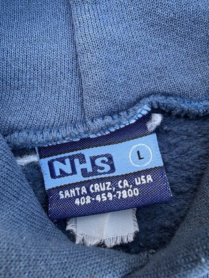 Vintage 90s Independent Trucks Co Skateboard NHS Tag Hoodie Large