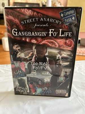 Street Anarchy Presents: Gangbangin' Fo' Life (DVD 2006) LA Compton Crips Bloods