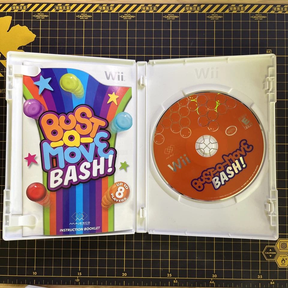 Lot 2 Nintendo Wii Bust-A-Move Bash Will Play WiiPlay US Ver CIB Complete - Image 3 of 4