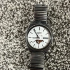 Vintage Seiko Exxon Tiger Stainless Steel Quartz Watch