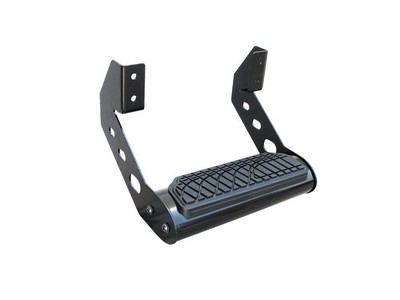 Steelcraft 200010 Universal 4'' Wide Black Side Drop-Step