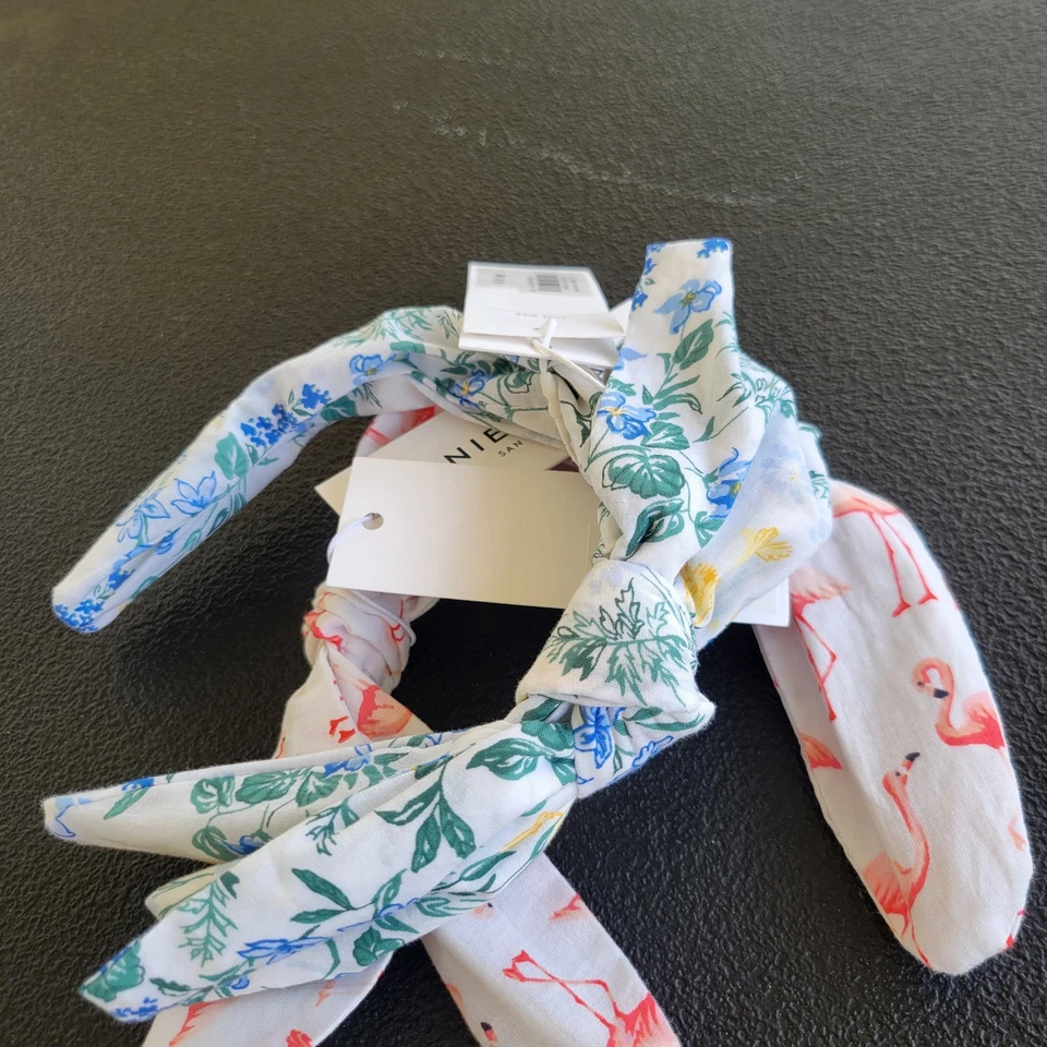 Janie And Jack Bebé Niñas Diadema Floral Y Flamencos Paquete De 2 Nuevo Con Etiquetas  Foto 3 de 4