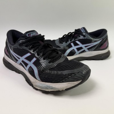 ASICS Gel Nimbus 21 Shoes Womens Size 9 Black Running Sneakers 1012A551