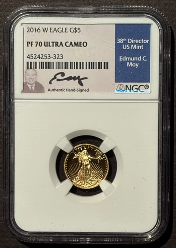 2016-W American Gold Eagle 1/10 oz Proof — photo from the most recent tracked eBay sale