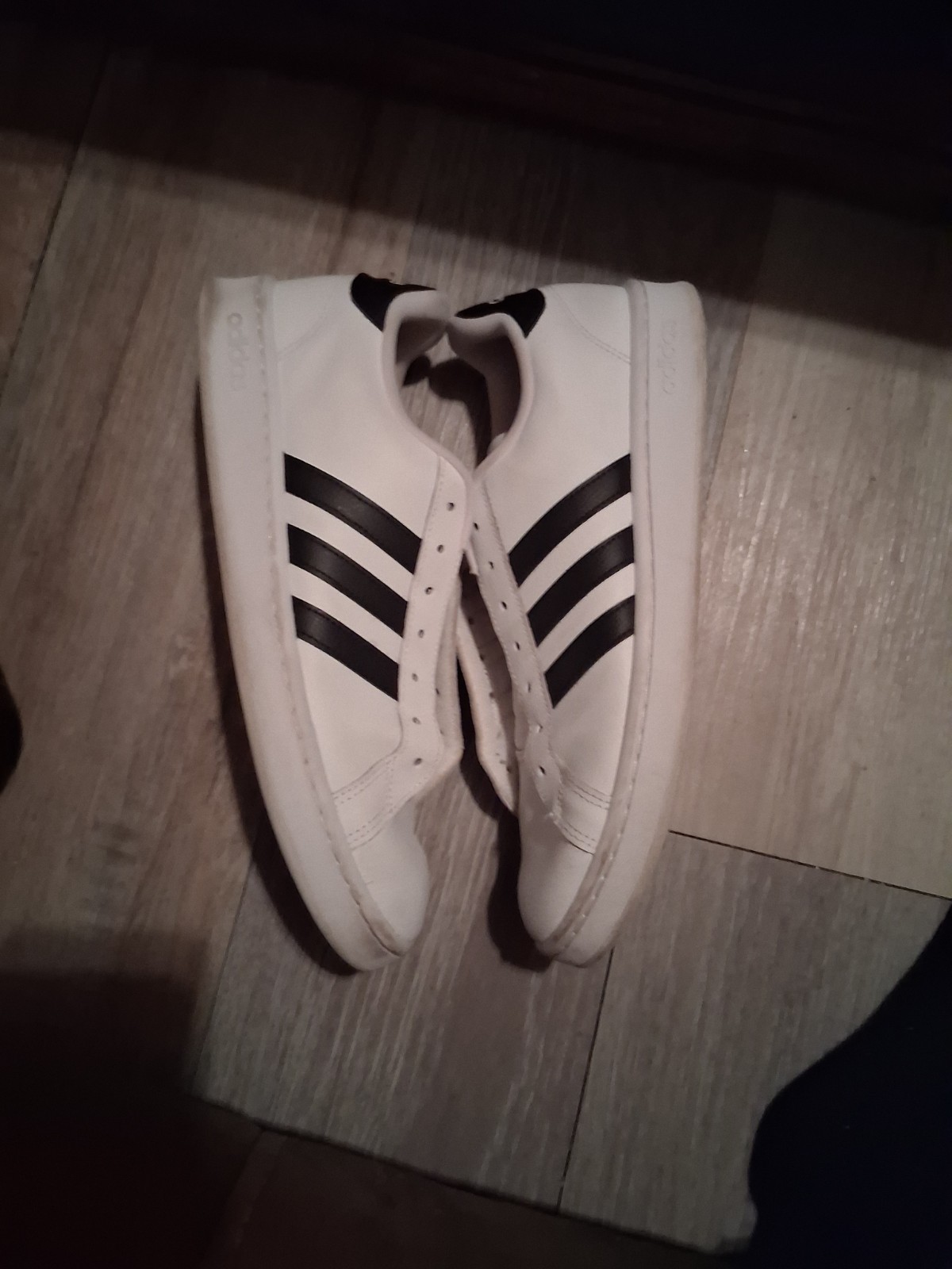 adidas Grand Court Cloud White/Core Black Cushioned Athletic Sneakers F36392 Men thumbnail 6