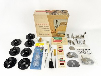 Vtg Singer Sewing Special Zig Zag 603 Accessories Kit Attachments w/Extras
