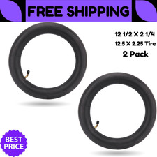 12 1/2 X 2 1/4 Tube Inner Tube 12.5 X 2.25 Tire 2 Pack for Pocket Bikes, Gas Sco