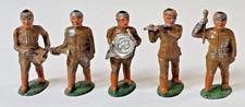 1930s Barclay Lead Toy Soldiers U.S. Army Band Lot 5 3  Drum Major - Vintage