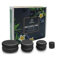 New Massage Hot Stone Set,10 Piece Black Hot Stone Massage Set,Hot Massage Stone