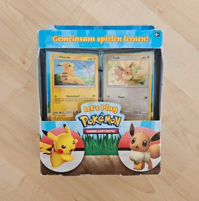 RARITÄT Let's play Pokemon Sammelkartenspiel NEU und OVP Pokemon selten