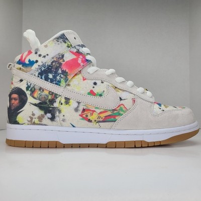 Size 9 - Supreme x Nike Dunk SB High Rammellzee for sale online | eBay