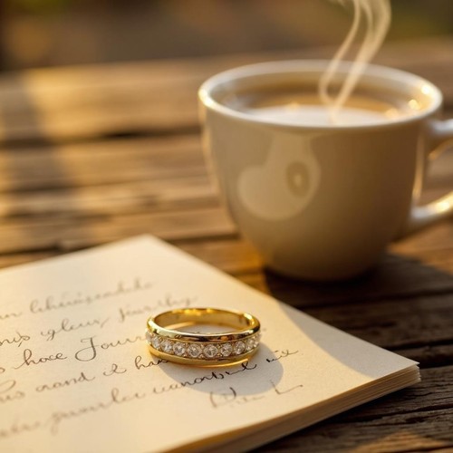 14K Yellow Gold Plated 3CT Round Cut Lab-Created Diamond Men's Wedding Band Ring - Picture 3 of 5