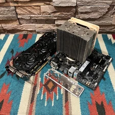 GIGABYTE B250m mATX Motherboard Combo! i7-7700 •32GB •GTX980 •256SSD W11 •Noctua