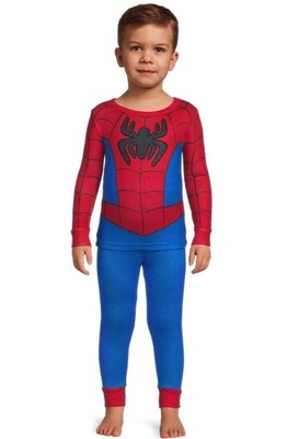 NEW NWT Boys Sz 2 Toddler SPIDERMAN Snug Fitting 2 Pc Pajama Lounge Set MARVEL