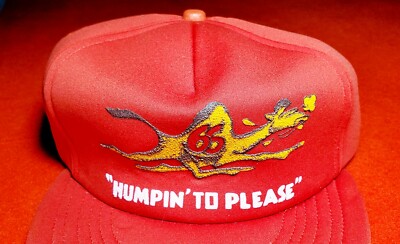 Campbell 66 Trucker “Humpin To Please” Snapback Hat Rare 80's