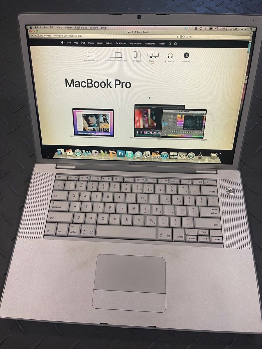 Apple MacBook Pro 1,1 15” Intel Core Duo 2 GHz & Power