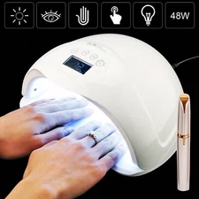 Professional LED UV Nail Dryer Gel Polish Lamp Salon Curing Manicure Machine 48w