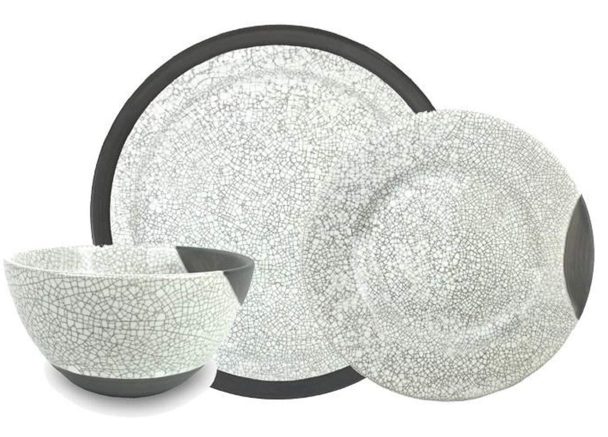 Michael Wainwright Raku Stoneware Salad Plate, 9.25-Inch, new, nwt