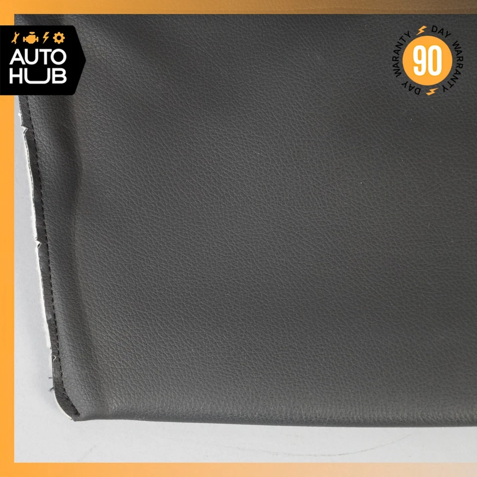 Cubierta trasera del asiento del lado del conductor delantero izquierdo negro OEM BMW F12 650i 640i 12-19 Foto 4 de 4