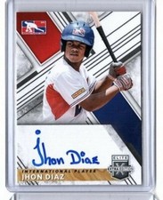 2019 Elite Extra Edition Dominican Prospect League Signature Jhon Diaz Auto #105