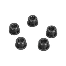 5Pcs CAMVATE 3/8"-16 Female to 5/8"-27 Male Microphone Screw Adapter Flat-Head