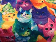 Mystical Cat Timeless Treasure Fat Quarters Cotton
