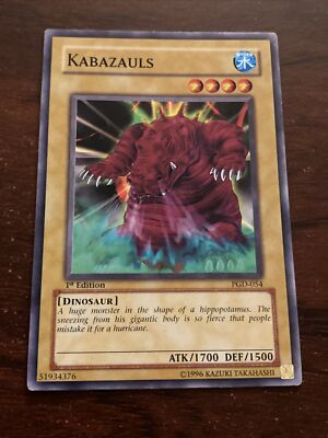 Yu-Gi-Oh! TCG PGD-054 Kabazauls Pharaonic Guardian 1st Edition B9653