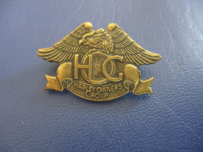 Vintage 1983 Harley Davidson HOG Harley Owners Group Motorcycle