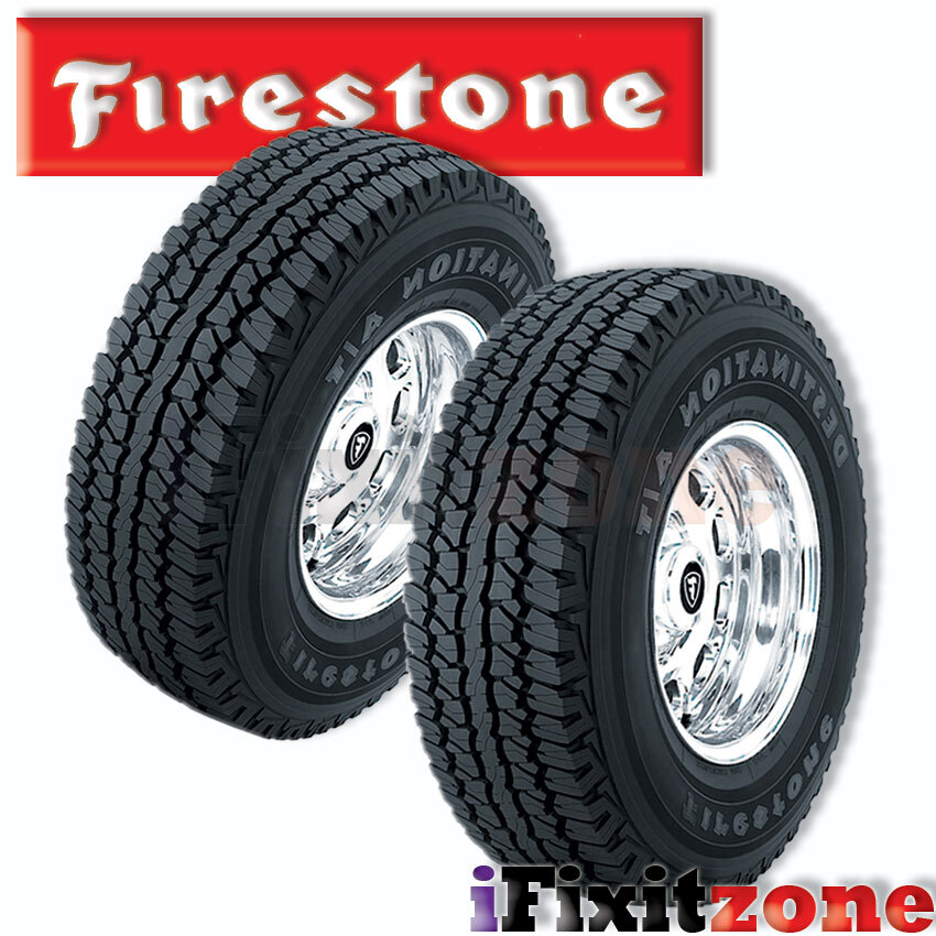 2 Firestone Destination AT 255/70R16 109S All Terrain SUV Truck A/T ...