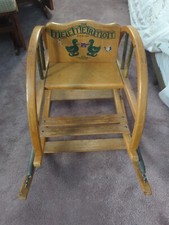 Vintage wooden Teeter Tot rocker in Used condition.