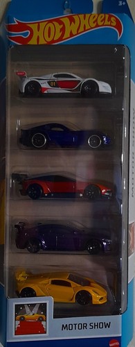 Hot Wheels Set - "Motor Show" - 5 Car Set - New