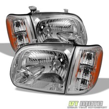 For 2005-2006 Toyota Tundra 05 06 07 Sequoia Headlights Headlamps Lamps Corner