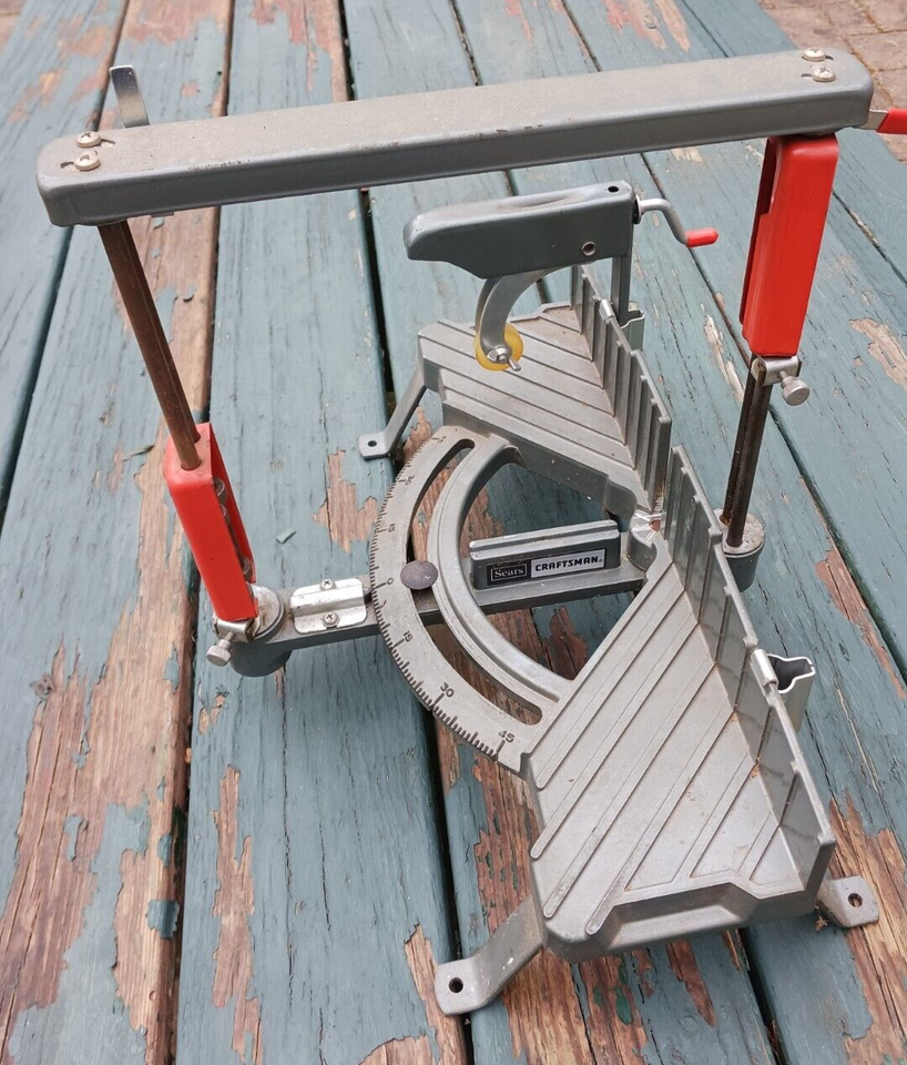 Vintage Craftsman Miter Box Saw Woodworking Carpentry 881 36303 eBay