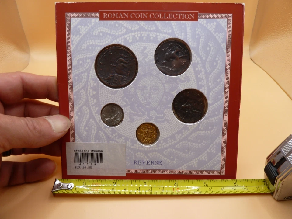 Set of 5 Reproduction Roman Coin Collection  from Germany - Image 3 of 4
