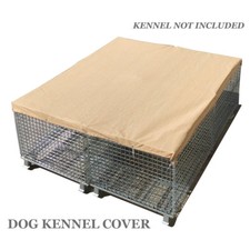Dog  Pet Kennel Shade Cover 95 UV Block 185GSM Banha Beige