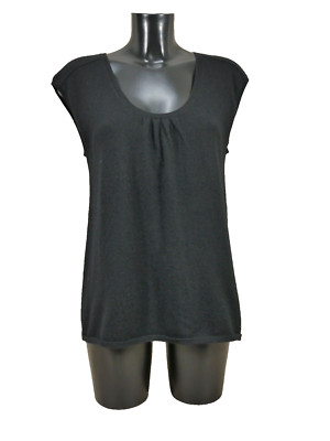 FTC Damen Kaschmir Pullover XL DE schwarz Cashmere ( S 7052 )