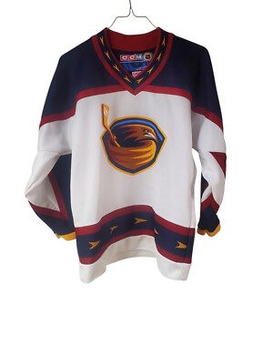 ATLANTA THRASHERS JERSEY Youth L/XL Hockey Team NHL CCM Patch - Main Image