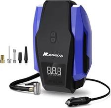 Portable Tire Inflator Air Compressor -150PSI 12V DC Auto Tire Pump