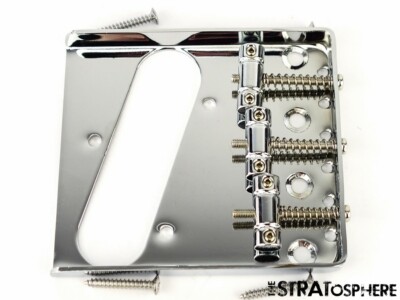 テレキャスター用ブリッジ(U.S.A) NEW Vintage 3 Saddle BRIDGE for USA Fender Telecaster Tele 10.8mm