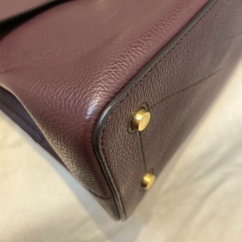 Mulberry Mini Seaton Small Classic Grain Leather Satchel Oxblood 2way Bag Used - 第 9/15 張圖片