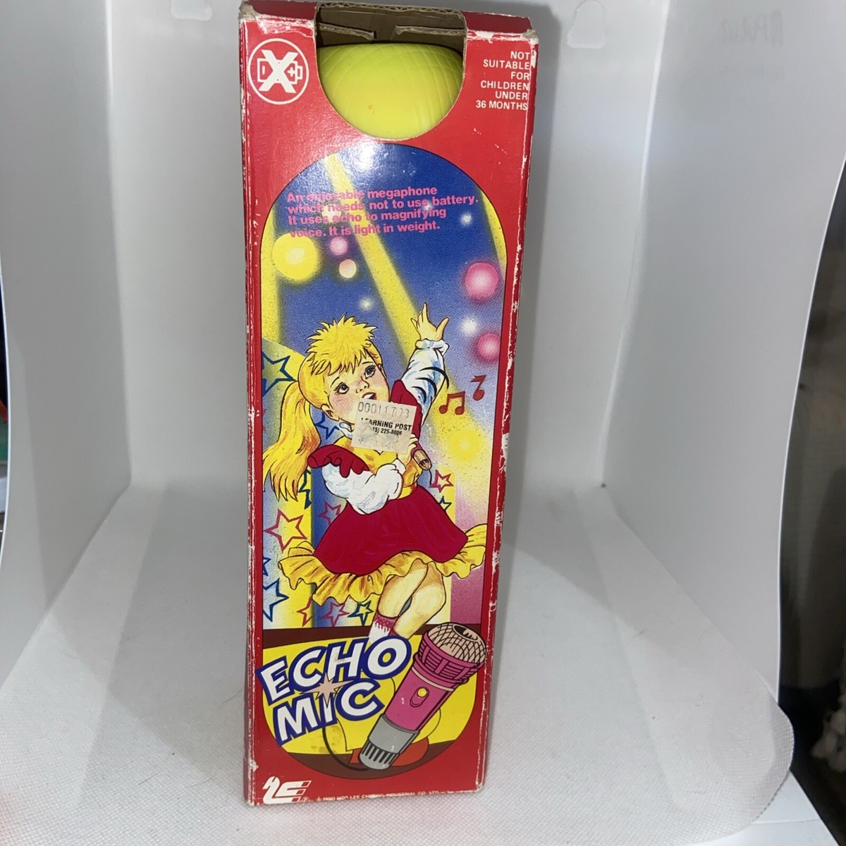 Vintage 1990 Hop Lee Echo Mic Music Toy Childs Kids Microphone