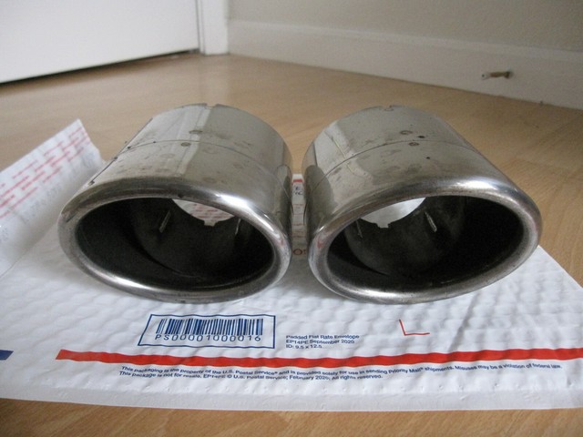 Set of 2 OEM 2006 - 2015 Lexus IS250 IS350 CHROME exhaust tips P/N 17408-31100 | eBay