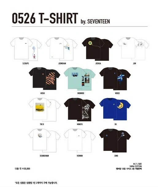 SEVENTEEN 5th Anniversary OFFICIAL T-Shirt