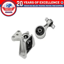 Fits 2006-2011 Honda Civic 1.8L MANUAL Lower Torque & Trans Mount Set 2pc