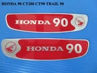With  ALUMINIUM GAS TANK DECAL EMBLEM SET  Fit HONDA 90 CT200 CT90 TRAIL 90 [as]
