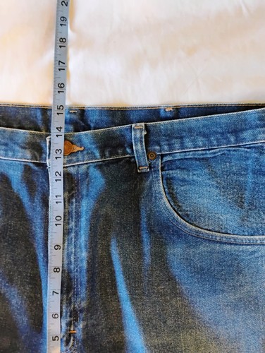 Jeans Wranglers para hombre, talla 40 X 30, ajuste regular, lavado medio, azul denim - Imagen 7 de 10